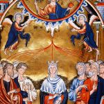 "Pentecoste" Salterio di Ingeborg. Chantilly. 1220 circa.