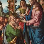 Marco Palmezzano: "Comunione degli apostoli" Forlì. 1504-1506. (part.)
